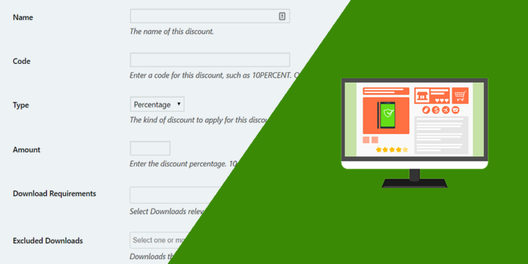 Easy Digital Downloads – Add Discount Codes on the Frontend